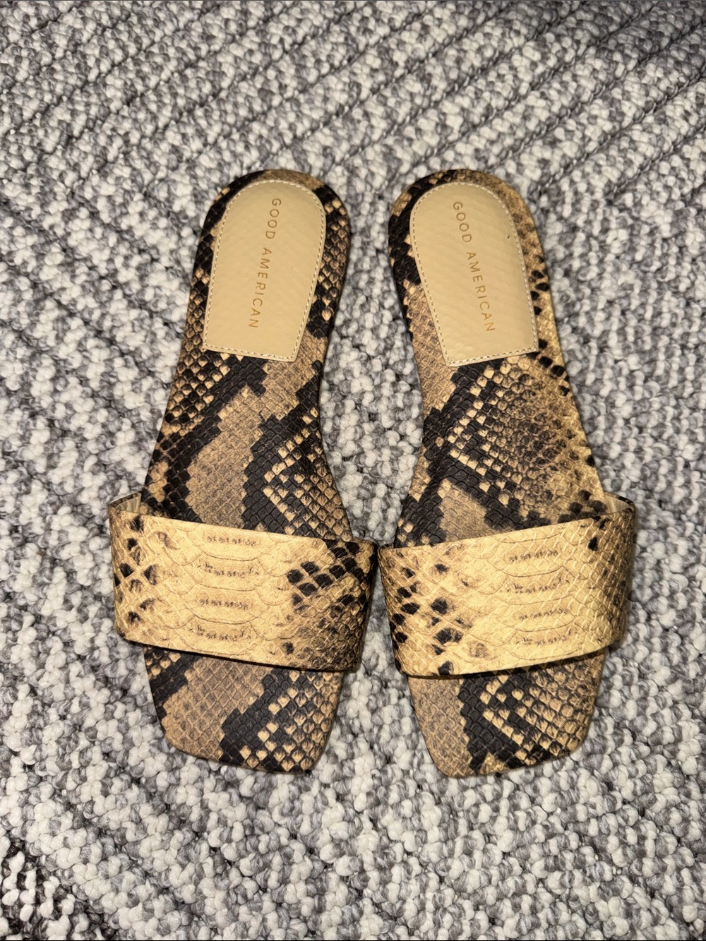 NWOB - Good American Python Print Slides - Picture 11 of 11